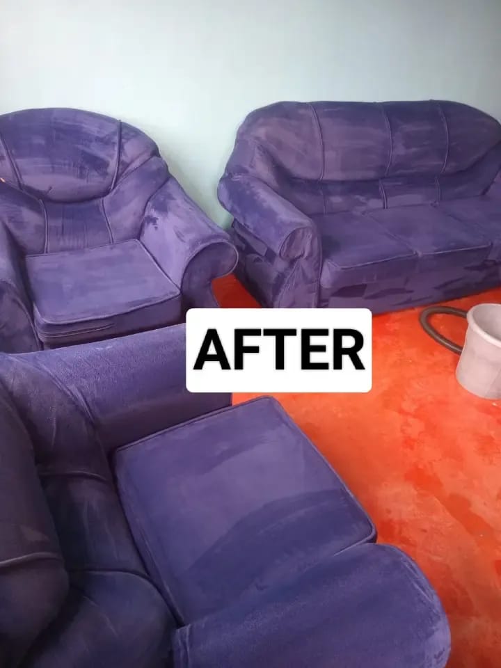 Lounge suite refresh after cleaning