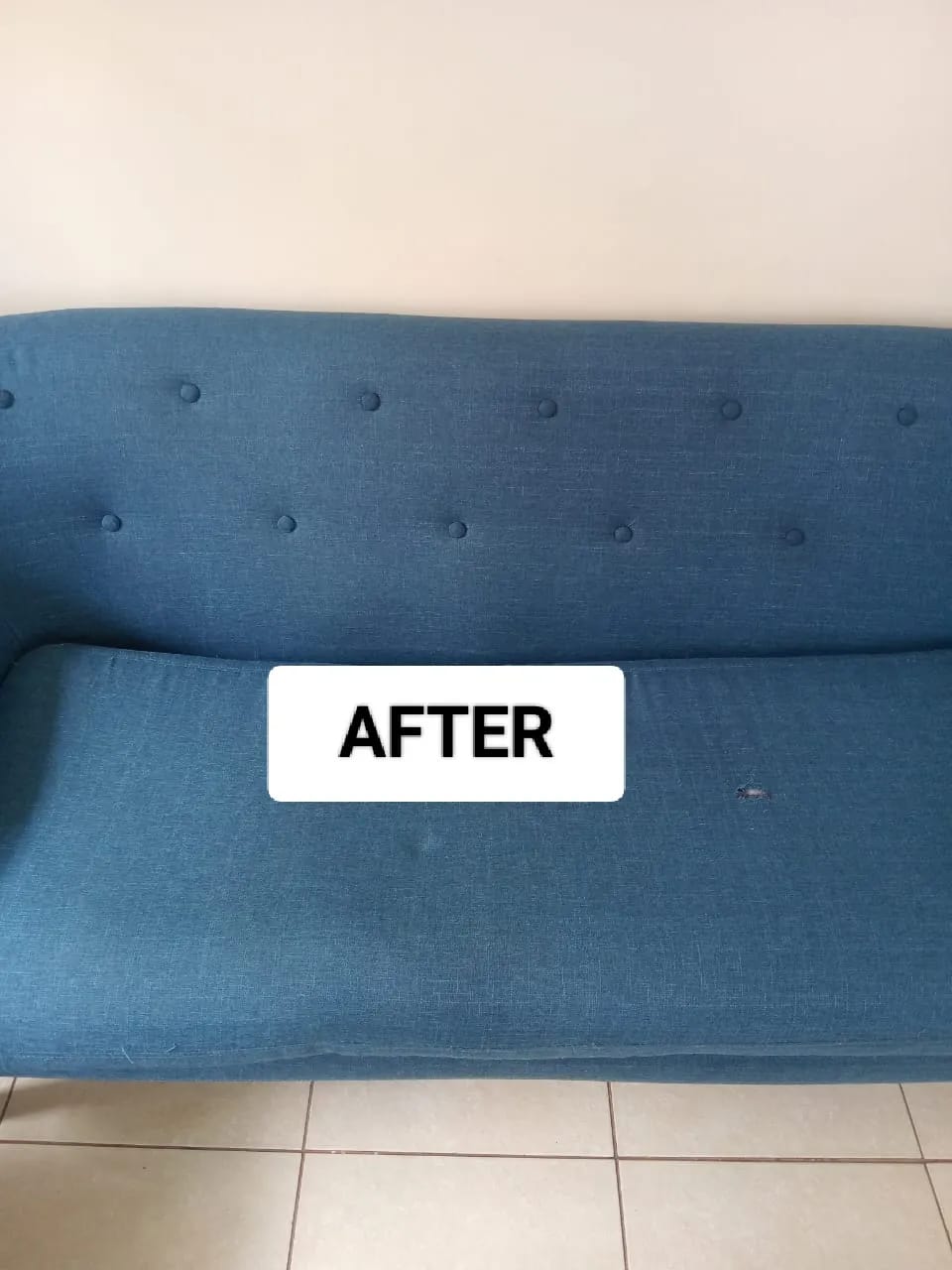 Sofa deep cleaning after cleaning